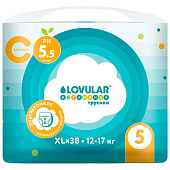 Трусики-подгузники Витаминка ХL 12-17 кг 38 шт Lovular 319074 1